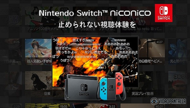NicoNico App llega a las Nintendo Switch japonesas