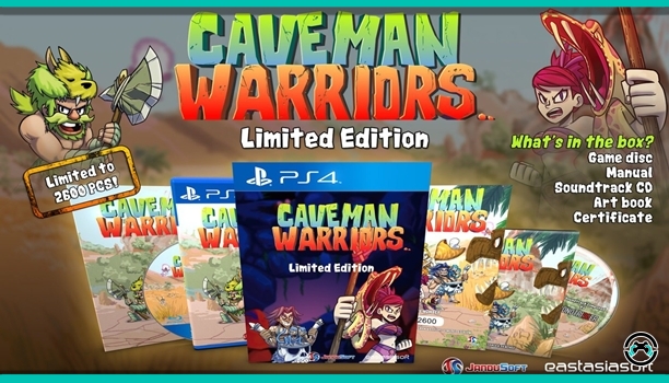 Caveman Warriors contará con una limitada edición física
