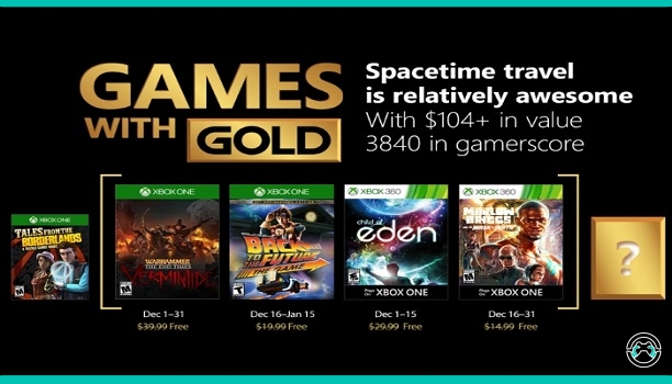 Game With Gold de Xbox One en diciembre