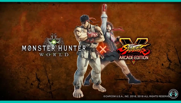 Ryu y Sakura de Street Fighter V unirán fuerzas en Monster Hunter World
