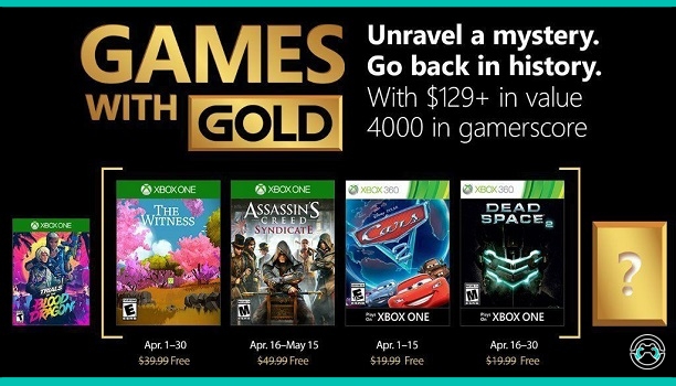 Games With Gold abril 2018 – Xbox One y Xbox 360