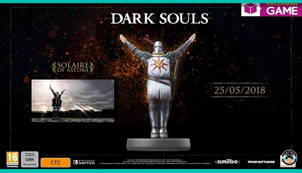 El amiibo oficial de Dark Souls se agota en tiempo record