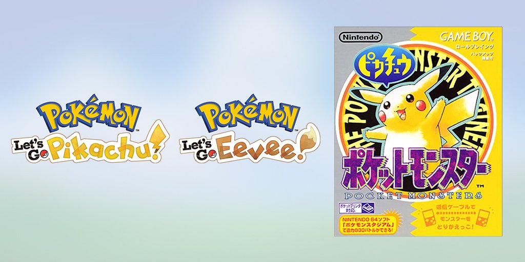 Pokémon: Let's Go, Pikachu! y Pokémon: Let's Go, Eevee! Primer tráiler