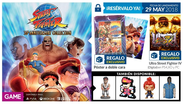 Street Fighter 30th Anniversary Collection y su regalo exclusivo de GAME