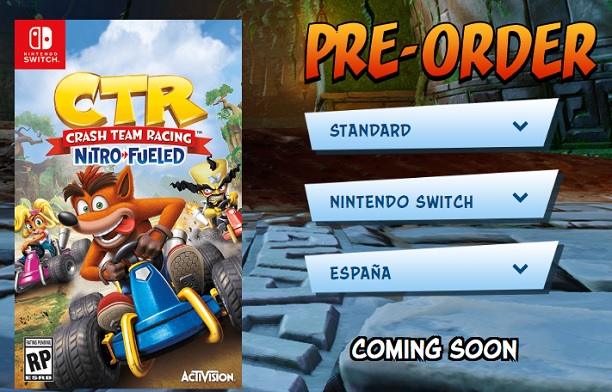 ¿Crash Team Racing: Nitro-Fueled retrasado para Nintendo Switch?