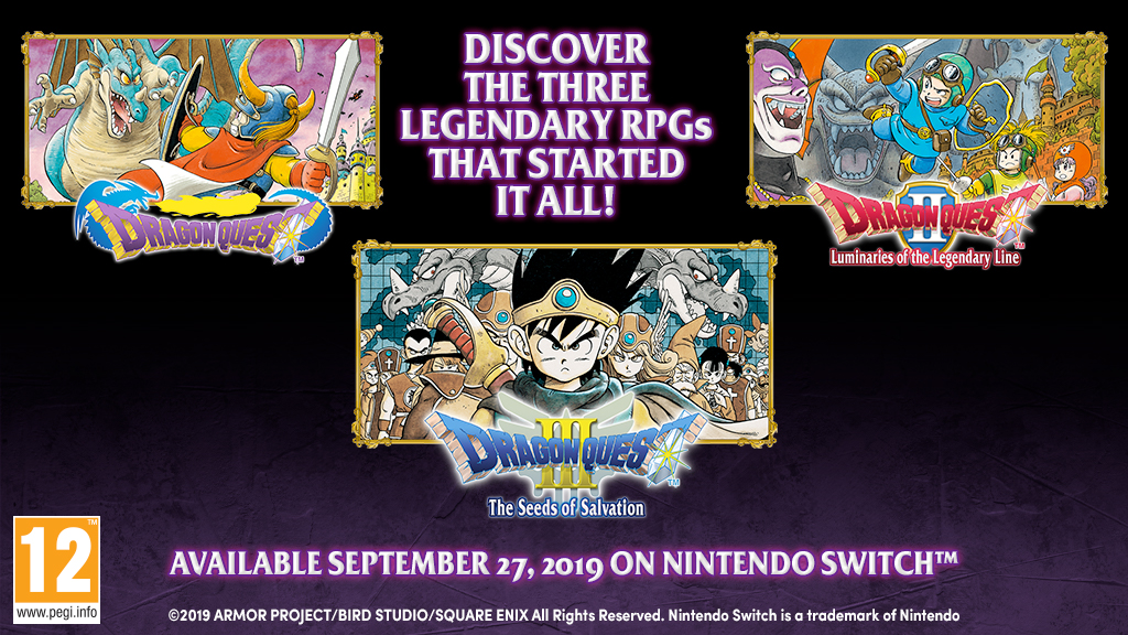 Los tres primeros Dragon Quest llegan a Nintendo Switch