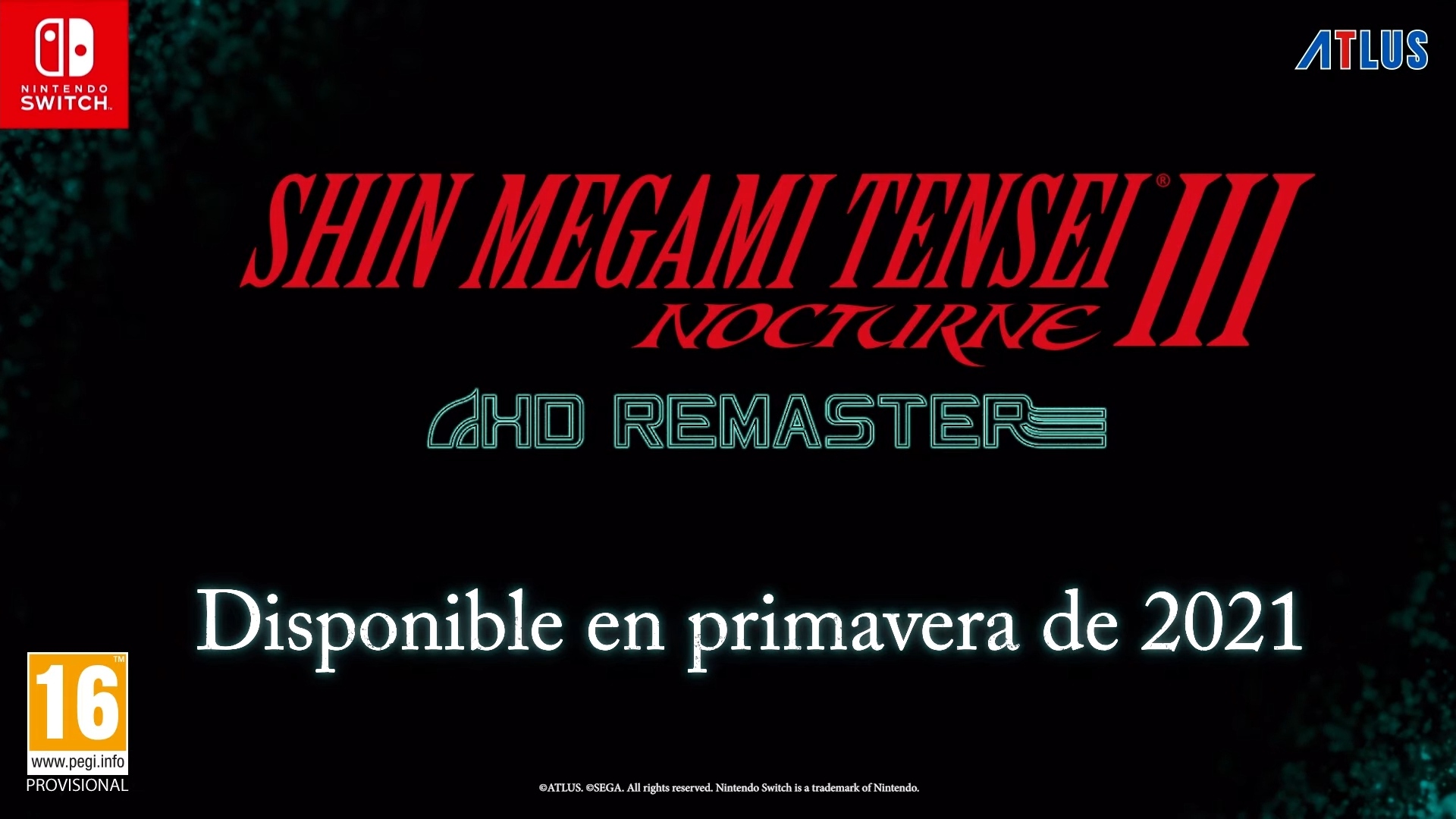 Anunciado Shin Megami Tensei III Nocturne HD Remaster