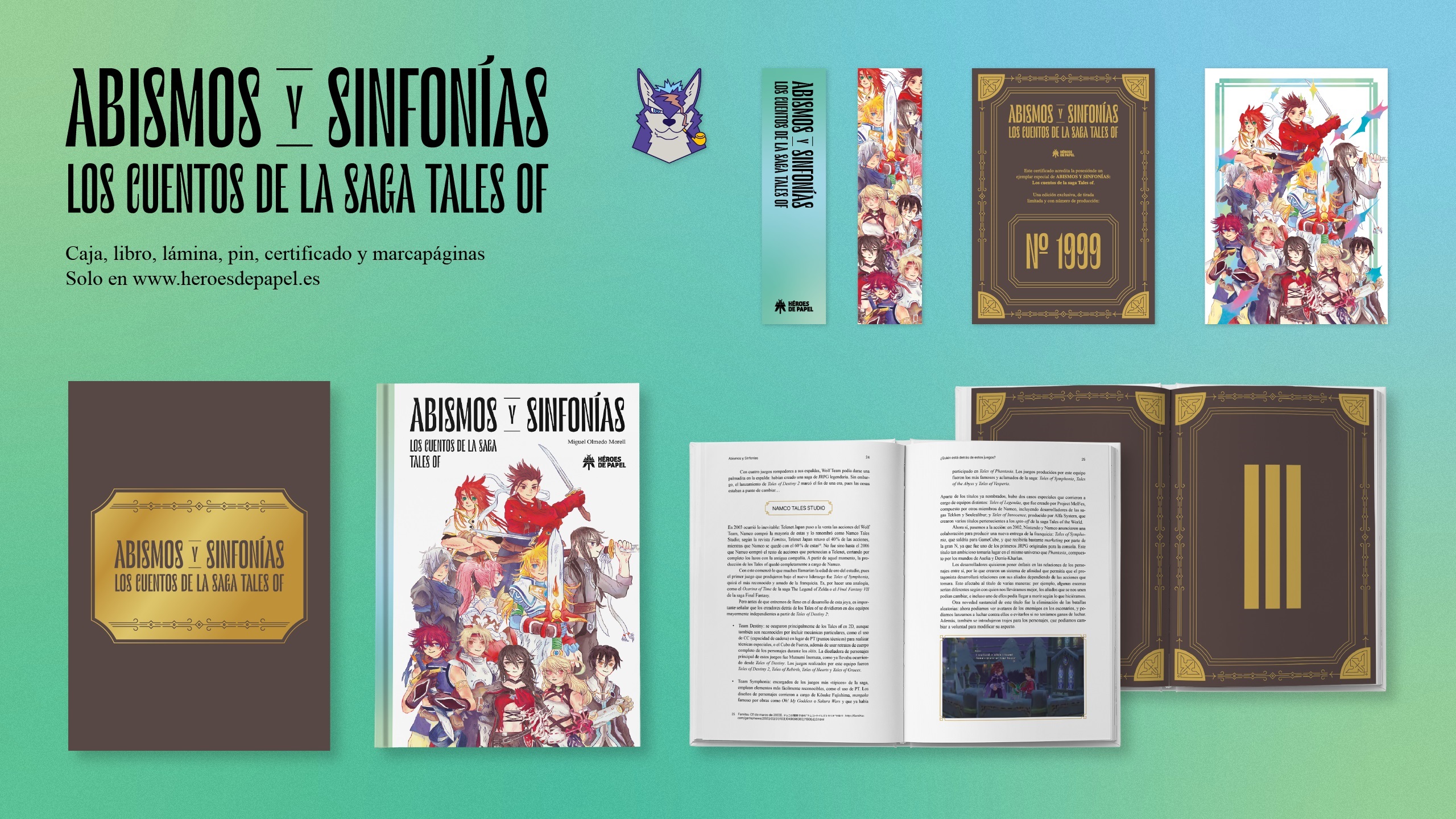 Abismos y sinfonías: los cuentos de la saga Tales Of, ya en reserva